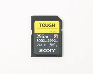 Sony 256GB SF-G256T Tough Series UHS-II SDXC U3 V90 Memory Card - Read: 300 MB/s - Picture 1 of 1