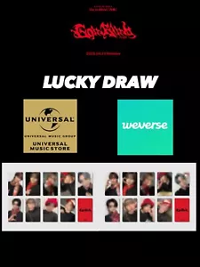 Pre-o &TEAM 月狼 Go in Blind 3° singolo JAPAN POB cartolina fotografica ufficiale Weverse - Foto 1 di 21