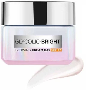 L'Oréal Paris Glycolic Bright SPF 17 Day Cream|Brightening Face Moisturizer - Picture 1 of 3