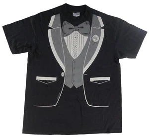 TUXEDO vintage t shirt XL 1980 Athletic Supporter single stitch humor Beefy T - Picture 1 of 9