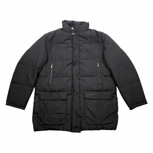 Pierre Cardin Padded Coat | Vintage High End Designer Black Puffer Jacket VTG - Picture 1 of 6