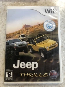 JEEP THRILLS WII NINTENDO WII KOMPLETTE SPIEL DISC, Anleitung UND HÜLLE NES HQ - Bild 1 von 2