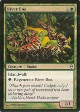 MTG - Zendikar - River Boa - Foil - NM