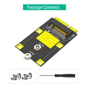 MSATA to M.2(NGFF) Key B Adapter for 2230 2242 SSD Card - Picture 1 of 7