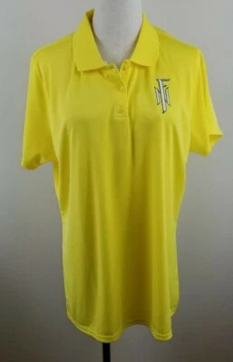Polo de golf ANTIGUA, para mujer talla XL, amarillo, mangas cortas, elástico, NUEVO Foto 1 de 4