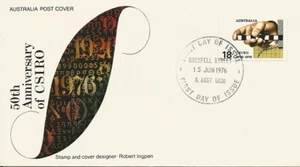 Australia 1976 - 50 aniversario CSIRO FDC - FDI Grenfell St 5000 - Imagen 1 de 2