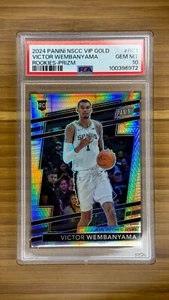 Victor Wembanyama 2024 Panini National Convention VIP Gold Rookie Prizm PSA 10 - Picture 1 of 2
