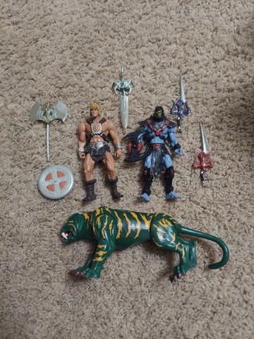 200x MOTU Masters Of The Universe Battle Cat 2002 Mattel He-Man Skeletor LOT Cover