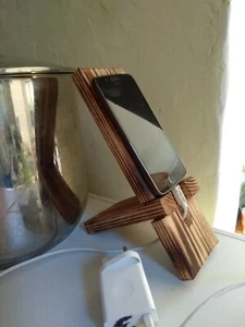 Wooden Mobile Phone Stand Holder - Picture 1 of 3