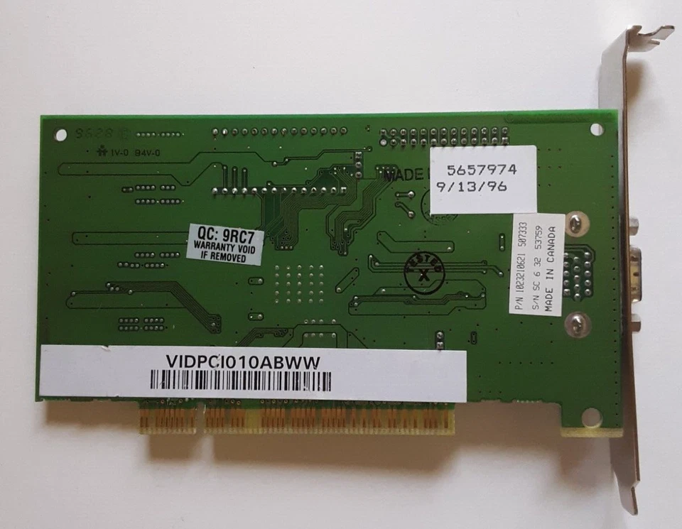 ATI Technologies 109-32100-20 PCI Video Graphics Card 1023210621 5657974 53759 - Image 1 of 4