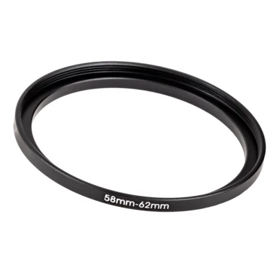 58mm to 62mm Stepping Step Up Filter Ring Adapter 58mm-62mm - Image 1 of 2