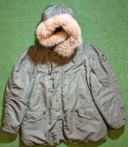Vintage 60s USAF 1511 N-3B Snorkel Parka Jacket Mens XL MIL-J-6279F Sage Green - Picture 1 of 12