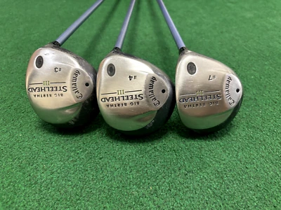 Ladies Callaway Big Bertha Steelhead III 3, 4, and 7 Wood Set, L-Flex Graphite - Image 1 of 4