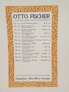 Otto Fischer Copyright 1902 Noten Tanz mit den Nymphen - Bild 1 von 5