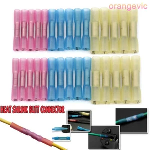 500/50x Schrumpfverbinder Quetschverbinder isoliert Stoßverbinder Kabelverbinder - Bild 1 von 18