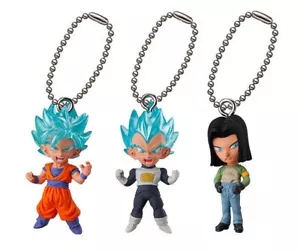 Dragon Ball Super UDM Best 25 Keychain Bandai Gashapon Figure set of 3 - Picture 1 of 5