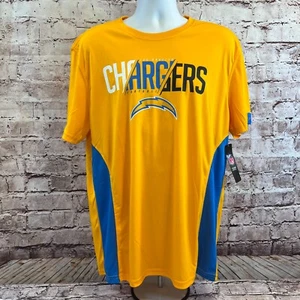 NFL Team Apparel Men's Gold LA Chargers Graphic Performance Short Sleeve Tee XL - Picture 1 of 7