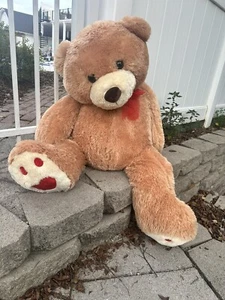 36” Huge Brown Dream USA Teddy Bear Stuffed Animal Large Soft Plush - Picture 1 of 3