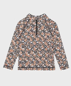 Burberry Boy's Roger TB Monogram Rashguard size 6 12 $250 - Picture 1 of 3