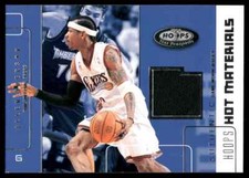 2002-03 Hoops Hot Prospects Materials Allen Iverson Patch 76ers #HM-AI C39