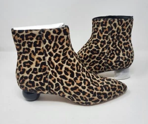 Kate Spade Sydney Leopardenmuster Kalbshaar Stiefeletten Booties 7,5 B - Bild 1 von 10