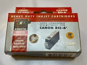 Cartuccia di inchiostro Rhinotek nuova per Canon BCI-6 (Magenta) - Foto 1 di 2