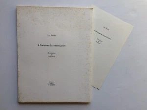 Léo BARTHE " L'amateur de conversation " en S.P. sur Ingres, 1989 fred deux - Picture 1 of 2