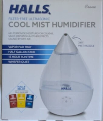 Bandeja de almohadilla de vapor humidificador de niebla fría ultrasónico sin filtro Halls tanque de 1/2 ga Nuevo Foto 1 de 4