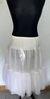 Beverley Jane White Rock & Roll Mini Petticoat Tulle Net Elastic Under Skirt Med