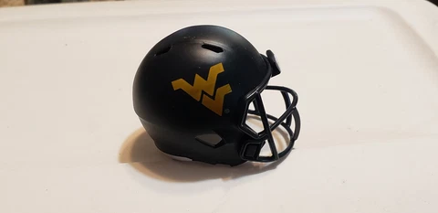 WEST VIRGINIA MOUNTAINEERS BIG 12  #900 POCKET PRO HELMET RIDDELL FOOTBALL Cover