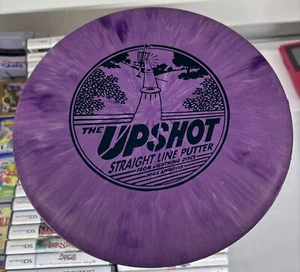 Lightning Discs The Upshot Straight Line Putter 168g Purple Tie Dye W/ Blue Foil - Picture 1 of 2