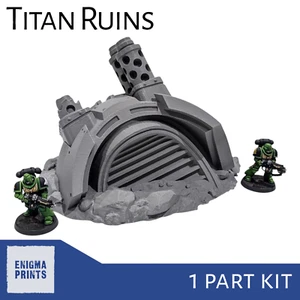 Titan Ruins - 28mm Imperial 3D Printed Terrain for Tabletop Wargaming - Picture 1 of 7