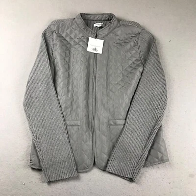 Chaqueta Croft Barrow Mujer XXL Gris Cremallera Completa Acolchada Mangas Largas Nueva con Etiquetas Foto 1 de 4