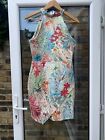 Missguided Tropical Floral Dress/ Size 12/ Holiday/ Party Dress