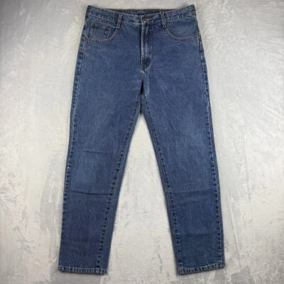 Jeans Nike Vintage Para Hombre 32x32 Azul Recto Lavado Oscuro Denim Hecho en EE. UU. Foto 1 de 4