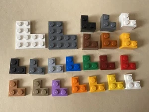 Lego Ecken 2639 4x4 (1 Stück), 2420 2x2 (6 Stück), 2357 2x2 (5 Stück). Wählen Sie Ihre Farbe - Bild 1 von 18