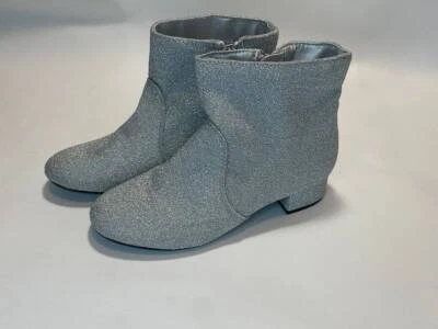 Botas brillantes Nine West plateadas brillantes talla 3 GB32 Foto 1 de 4