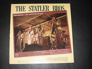 D395- The Statler Bros. - Entertainers...On And Off The Record(1978, SRM-1-5007) - Picture 1 of 3