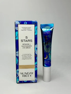 Sunday Riley 5 Estrellas Retinoide + Niacinamida SUERO PARA OJOS - 0,5 oz / 15 ml - Nuevo en caja Foto 1 de 2