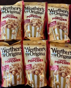 Werther's Original Classic Snack Caramel Popcorn 5.29Oz Bag (PACK OF 6) Exp01/26 - Picture 1 of 1