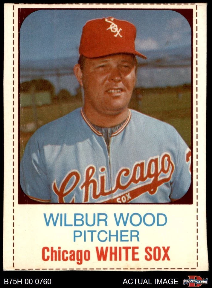 1975 Hostess #68 Wilbur Wood White Sox 3 - VG - Image 1 of 1