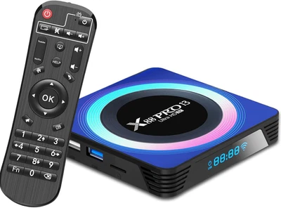 Android 13.0 TV Box, TV Box with 4GB RAM 64GB ROM RK3528 Quad-Core 64Bit Cortex- - Imagen 1 de 4