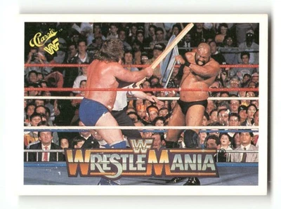 1990 Classic WWF Wrestling  Wrestlemania V  86 Hacksaw jim Duggan Bad News Brown - Image 1 of 2