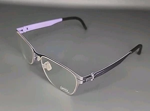 Handmade OVVO Optics 2892 Graphite/ Amethyst Titanium Eyeglass Frame 50/17/135 - Picture 1 of 11