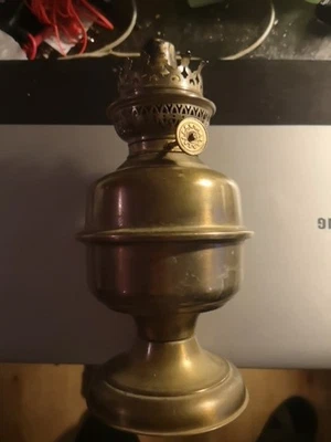 Lampe À Petrole En Cuivre Ancienne - Photo 1/4