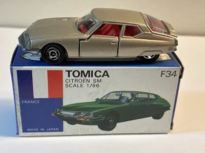 Tomica Citroen SM #F34  with Box Made In Japan - Image 1 of 4