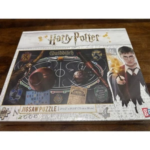 Harry Potter Quidditch 1000 Piece Jigsaw Puzzle By Go! Games Sealed Box Ages 12+ - Picture 1 of 7