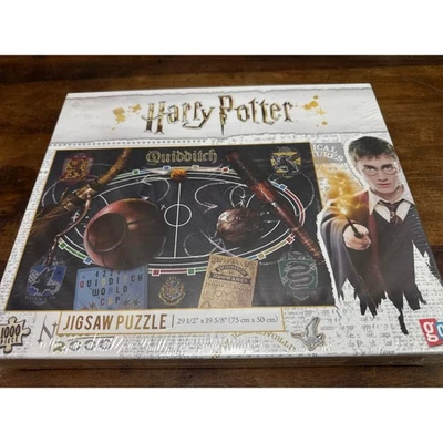 Harry Potter Quidditch 1000 Piece Jigsaw Puzzle By Go! Games Sealed Box Ages 12+ - Image 1 of 4