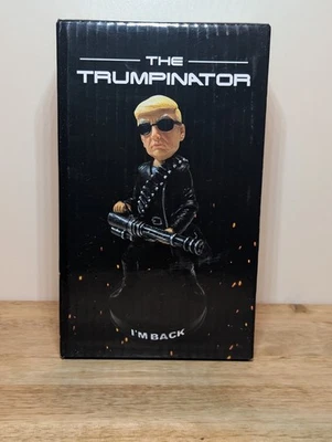 NUEVO The Trumpinator Bobblehead - I'm Back 2025. Mordaza Terminator regalo coleccionable Foto 1 de 4
