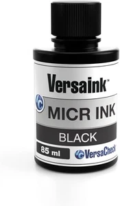 VersaInk-Nano Black MICR Ink -85ml – Magnetic for Check Printers  - Picture 1 of 3